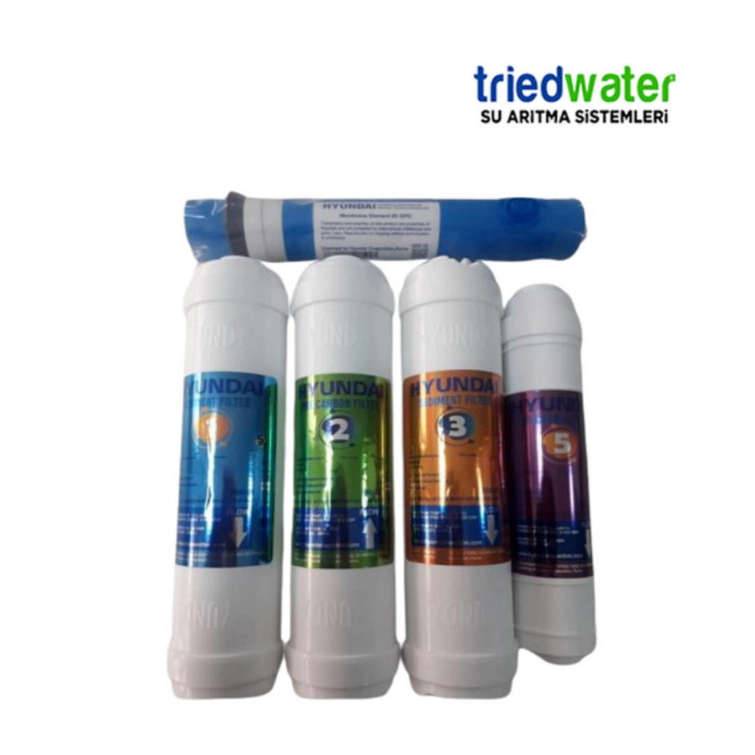 TÜM SU ARITMA CİHAZLARINA UYUMLU HYUNDAİ FİLTRE TAKIMI